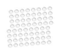 ABOOFAN 120 pièces Lash Grafting Cups With Self-adhesive Base For Easy Eyelash Extension Holder Suitable For Professional And Personal Use