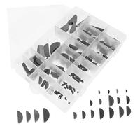 ABOOFAN 135Pcs Assortiment de Clés Woodruff en Acier au Carbone Kit d'Assortiment de Clés M2-M10 pour Mécaniciens Solide et Pratique Rangement Facile