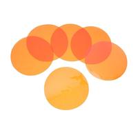 ABOOFAN 15 Pièces Autocollants qui changent de couleur Film de couleur phare Filtre de gel de correction film filtrant transparent filtre gel coloré l'animal de compagnie Orange