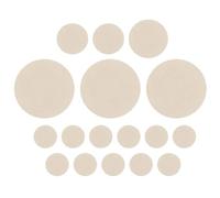 ABOOFAN 17 pièces Tampons de Clarinette Coussinets Feutrine Adhésifs pour Réparation et Remplacement des Patins Sonores Accessoires Pratiques pour Instrument de Musique