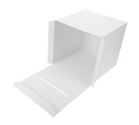 ABOOFAN 1Ensemble Boîte à Cartes Blanche pour Mariage Coffret de Élégant Boîte de Souvenirs pour Événements Spéciaux Rangement Pratique pour Cartes et Messages