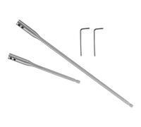 ABOOFAN 1ensemble Jeu de Rallonges pour Mèches de Perceuse Acier Haute Teneur Rallonge Hexagonale Compacte et Résistante pour Accès aux Vis Difficiles Outil Léger et Portable avec Clé