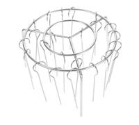 ABOOFAN 1ensemble Support à Brochettes Acier Inoxydable Rack Vertical Pour Barbecue Et Friteuse à Air Avec Brochettes Accessoire De Cuisson Multifonctionnel Pour Et Kebabs