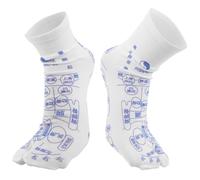 ABOOFAN 1paire Chaussettes Coton Épaisses à Points Acupression Antidérapantes et Respirantes pour Couples Confort Thermique et Massage Réflexologie Adaptées au Port Quotidien