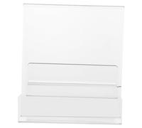 ABOOFAN 1pièce Support Acrylique Transparent Pour Magazines Présentoir Double-sided Pratique Pour Bureau Et Décoration