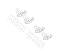 ABOOFAN 2 Ensembles Clip Pour Bande Lumineuse Crochets Pour Lumières Monter Réglette À Led Fixateur De Lumière De Noël Clips D'éclairage Extérieur Plastique 50 Pièces * 2
