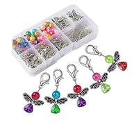 ABOOFAN 2 Ensembles Set De Porte Clés Diy Ange Délicat Pour Mariage Décoration Suspendue Accessoires Pour Invités Et Souvenirs 50 Pièces * 2
