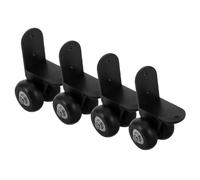 ABOOFAN 2 Paires Roues à Roulettes pour Enceinte, Remplacement Noir,