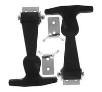 ABOOFAN 2 Pièces Adjustable Stainless Steel T Handle Latch Mechanism For Vehicle Engine Hoods Aviation Cases Toolbox Security