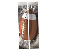 ABOOFAN 2 Pièces Autocollants but De Rugby Autocollant De Porte Décor De Porte De Chambre Cuadros Para Comedor Autocollants De De Maison Garçon Pvc Stickers Muraux 3d