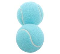 ABOOFAN 2 pièces Balles de Tennis Entraînement Bleues Légères Balle Rebondissante pour Exercices et Loisirs Améliore la Précision pour Entraînement et Matchs