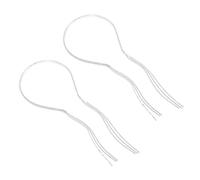 ABOOFAN 2 pièces Bandeau Strass Chic et Élégant avec Longs Pampilles Accessoire Cheveux Raffiné pour Mariage Banquet Fête et Quotidien Lot