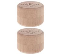 ABOOFAN 2 Pièces Boîte à Souvenirs Bois pour Cheveux de Garçon Fille Boîte de Conservation et Élégante pour Garder Précieusement Mèches de Garçon Fille
