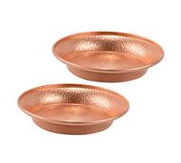 ABOOFAN 2 Pièces Bol Tibétain Cuivre Pur pour Offrande Multifonction Plateau Rituel Sacré Décor Méditation Yoga pour Maison Temple Bureau