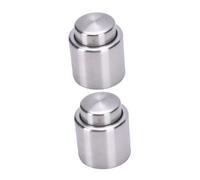 ABOOFAN 2 pièces Bouchons à Vin Acier Inoxydable Bouchons Hermétiques pour Bouteilles de Vin Bière et Vinaigre Conservateurs Sous Vide pour Prolonger la Fraîcheur