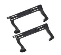ABOOFAN 2 Pièces boucle de porte de - accessoire de four remplacement du loquet de la porte du - pièces de rechange pour - four fournitures pp Black