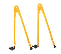 ABOOFAN 2 pièces Boussole Plastique Blanche pour Tableau Grand Compas Éducatif pour Tracer des Cercles Outil de Géométrie pour Enseignants Démonstrations Classe