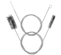 ABOOFAN 2 pièces Brosse de Nettoyage Flexible pour Canalisations Lot de Outils Déboucheurs avec Poils Nylon Souple Évier Aquarium et Pompe