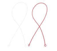 ABOOFAN 2 Pièces Cordon Pour Casque Pointe Amovible Automne Flexible Conseils Détachables Avec Sécurité Corde Lanière De Bouchon D'oreille Depuis Embouts Amovibles De Tomber Gel De Silice