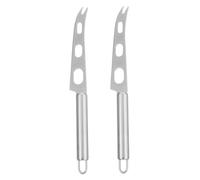 ABOOFAN 2 pièces Couteau à Beurre Inox Léger et Compact Spatule Fromage Ergonomique Trancheur Fromage Polyvalent pour Cuisine Domestique et Professionnelle Lot