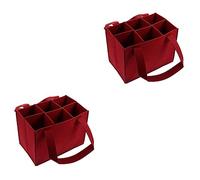 ABOOFAN 2 pièces de Transport Feutre pour Bouteille de Poche de Rangement avec Poignée Étui pour Bouteilles Réutilisable pour et