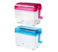 ABOOFAN 2 pièces Destructeur Manuel Portable pour Papier Mini Broyeur de Documents sans Électricité Léger et Compact pour Bureau à Domicile