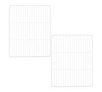 ABOOFAN 2 Pièces Étagère de Réfrigérateur Métal Robuste de Séparation pour Congélateur et Armoire Froide Support de Rangement Pratique pour Cuisine