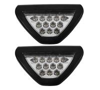 ABOOFAN 2 pièces Feu Arrière Triangle LED pour Voitures et Camions Lampe Avertissement Antibrouillard avec Performance Étanche et Compatible