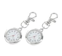 ABOOFAN 2 Pièces Montre à Gousset pour Infirmière Portable Simple, Acier