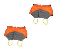 ABOOFAN 2 Pièces Paire chaussures de randonnée hommes guêtres de serpent bottes guêtres d'extérieur guêtre de marche imperméable Ajustable couvre-chaussure suite à voyage leggings