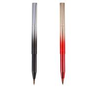 ABOOFAN 2 pièces Pinceaux Maquillage Double Tête Brosse Ombre à Paupières et Lèvres Polyvalente pour Usage Quotidien et Professionnel Couleur Aléatoire Couleur Aléatoire