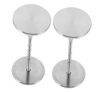 ABOOFAN 2 Pièces Plaque de Remplissage de Trou de Porte Acier Lot de Couvercles Décoratifs pour Verrou à Installation Facile pour Portes de Entrées Principalesdiamètre