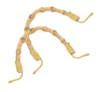 ABOOFAN 2 Pièces poignée de théière Anse en rotin pour théière Pièces de rechange pour Accessoire polyvalent pour jolie bouilloire à thé poignées en forme de bambou fer