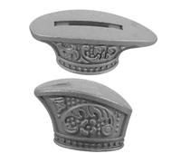 ABOOFAN 2 pièces Protège Poignées Acier Inoxydable pour Outils de Fabrication de Couteaux Accessoires DIY pour Poignées de Couteau et Gardes de Doigts