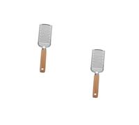 ABOOFAN 2 Pièces râpe Plane Rotatif friteuse Gadgets air Pomme poêle Carottier Mini doublures Ananas épi zesteur de Fruits zesteur de légumes zesteur Avion râpe au Citron en Bois Blue