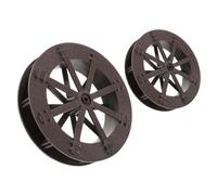 ABOOFAN 2 Pièces Roue à Eau Miniature Micro Roue Cascade Miniature Accessoires De Jardin Féerique Fontaine à Eau Miniature Mini-Cascade Figurines De Paysage Décor Plastique Bureau Aquarium