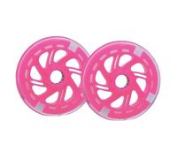 ABOOFAN 2 pièces Roues Entraînement Vélo Garçon Fille Lumineuses Silencieuses PU Stabilisateurs Robustes pour Garçon Fille Accessoires Vélo pour Apprentissage Sécurisé