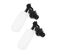 ABOOFAN 2 pièces Vanne à Flotteur Plastique Automatique Pouce pour Réservoir Eau Petit Volume Contrôle de Eau Compact et Anti-débordement Installation Facile pour Aquariums et Petits
