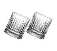 ABOOFAN 2 Pièces Verre à Shot en Ambiance Bavaroise pour Brandy et Eau | Surface Lisse, Cristal Clair, Style Simple et Unique, pour Bar Maison, Hôtel, Service Polyvalent
