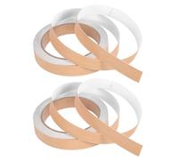 ABOOFAN 2 Rouleaux Bande de Chant Adhésive en Bois PVC Beige | Texture Veinée Authentique, Pose DIY Simple, Ne Se Déforme Pas, Ne Ternit Pas, pour Rv et Décoration Maison