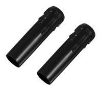 ABOOFAN 20 Pièces Cache-bougies Plastique Noir Design Rétro pour Tubes de Douille de Lustre, Manchons Légers Étanches Adaptés aux Lustres Décoratifs