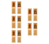 ABOOFAN 20 Pièces Carte Feng Shui Tai Sui Année Chèvre 2027 en Alliage | Léger et Portable, Format Poche pour Portefeuille, Protection Chinoise, Nouvel An, Anniversaires