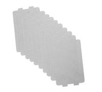 ABOOFAN 20 Pièces Déflecteur anti-huile couvercle anti eclaboussure Four micro- Provisions plaque résistante à la chaleur Accessoires Tranche de mica Matériau mica