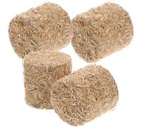 ABOOFAN 20 Pièces Modèle Mini Botte de Foin balles de Jouets de Ferme Mini-Bottes de Paille Halloween Decoration décoration Halloween Accessoires de Table Maison simulé Ornement