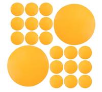 ABOOFAN 20 Pièces Pellicule Adhésive Ronde Application Polyvalente et Installation Facile en Pet Orange pour Lampe et Phare pour Salon et Réunions