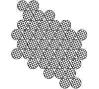 ABOOFAN 200 Pièces Coussinet de Fond de Pot de Fleurs Rond, Aéré | Maille Respirante pour Bonsaï et Jardinières, Réutilisable, Aide la Ventilation des Racines, Intérieur