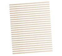 ABOOFAN 200 pièces Lot Chevilles Bois Rondes Non Traitées Bâtons Artisanat Garçon Fille Sécurisés pour Modélisme DIY Décoration