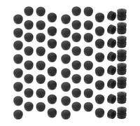 ABOOFAN 200 Pièces Piston en Caoutchouc Noir pour 3ml, Ajustement Précis | Verre ou Plastique, Faible Frottement, Remplacement Facile, Fonctionnement Fluide