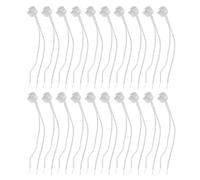 ABOOFAN 20pièces Douilles Céramique pour Lampe avec Câble Silicone Socle Adaptateur Ampoule Sécurisé et Facile à Installer Remplacement Pratique pour Éclairage Halogène et LED