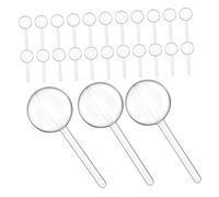 ABOOFAN 24pièces Boîtes à Bonbons Forme de Sucette Étuis Transparents Contenant de Rangement pour Dragées Boîtes de Cadeau pour Sucettes et Chocolats